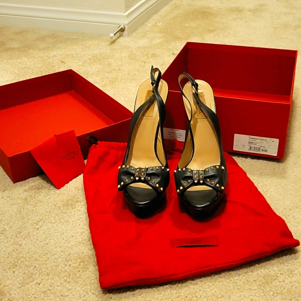 Valentino Rockstud platform heels